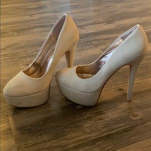 Beige High Heels